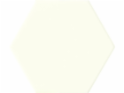 TUBADZIN Keramické obklady Burano White Hex, 11 x 12,5 cm