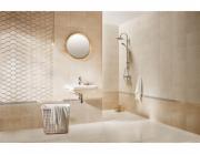 Keramické dekorované obklady Navona Beige, 25X36 cm