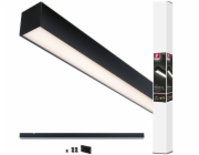 Paulmann Lineární svítidlo LINION LED systém 17W 1m 3000K IP20 24V černá RAL 9004 / hliník