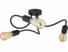 TK Lighting Stropní svítidlo Wave Black 4407 3x40W E27 černé