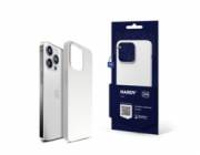 3MK Hardy silikonové pouzdro MagCase stříbrno-bílé Apple iPhone 15 Pro Case