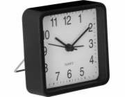 Atmosphera Tiché stolní hodiny do ložnice, budík s mechanismem QUARTZ, černé