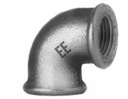 SLÉVÁRNA Redukční koleno pozinkované DN65xDN50 2 1/2 x 2