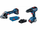 Bosch GWS 180 + GSR 18V 0.615.990.M47 úhlová bruska s vrt...