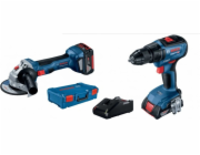 Bosch GWS 180 + GSR 18V 0.615.990.M47 úhlová bruska s vrtačkou