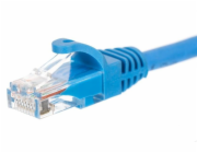 NETRACK BZPAT1UB patch cable RJ45 snagless boot Cat 5e UTP 1m blue