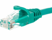 NETRACK BZPAT0256G patch cable RJ45 snagless boot Cat 6 UTP 0.25m green