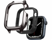 Spigen Strap + pouzdro Spigen Metal Fit Pro Apple Watch 7/8 45mm Graphite
