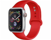 Beline Beline Apple Watch Silikonový řemínek 42/44/45mm červené barvy