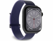 Puro PURO Nylonový sportovní řemínek Apple Watch 4/5/6/7/SE/8/Ultra 44/45/49 mm (námořnická modř)