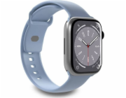 Puro Řemínek PURO ICON pro Apple Watch 4/5/6/7/SE/8 40/41 mm (S/M a M/L) (pudrově modrý)