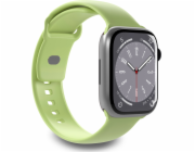 Puro ICON Apple Watch Řemínek 4/5/6/7/SE/8 40/41 mm (S/M & M/L) (Matcha Green)