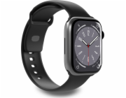 Puro Řemínek PURO ICON pro Apple Watch 4/5/6/7/SE/8/Ultra 44/45/49 mm (S/M a M/L) (černý)