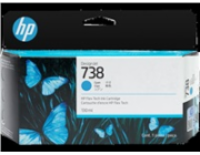 HP 738 - 130 ml - azurová - originální - DesignJet - inkoustová cartridge - pro DesignJet T950