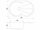 Automatická pračka Akvasanita Clarus SR 101-110AW, 78 x 5...