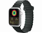 Dux Ducis Dux Ducis Strap (Armor Version) řemínek Apple Watch Ultra, SE, 8, 7, 6, 5, 4, 3, 2, 1 (49, 45, 44, 42 mm) silikonový magnetický řemínek náramek zelený