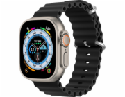 Řemínek DUXDUCIS Dux Ducis Apple Watch 4/5/6/7/8/SE 44/45 mm černý (verze OceanWave)