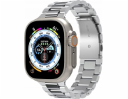 Spigen Spigen Modern Fit 316L pásek, stříbrný - Apple Watch 49mm/45mm/44mm/42mm