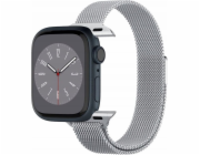 Spigen Spigen Metal Fit, stříbrný - Apple Watch 41mm/40mm/38mm