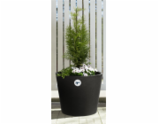 Plastový hrnec 4LIVING 276390, černý, O39 cm