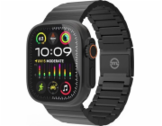 MOBILE ORIGIN Titanový řemínek pro mobilní hodinky černý - Apple Watch 49mm/45mm/44mm/42mm