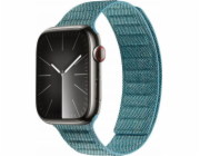 Crong Melange – magnetický řemínek pro Apple Watch 38/40/41 mm (tyrkysová melanž)