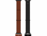 Řemínek Jcpal JCPal FlexDuo pro Apple Watch 38/40/41 mm černá/hnědá – bezpečnost zaručena. Jednoduché splátky. Doprava zdarma od 170 PLN.