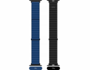 Řemínek Jcpal JCPal FlexDuo pro Apple Watch 42/44/45/49 mm černá/námořnická modrá - Bezpečnost zaručena. Jednoduché splátky. Doprava zdarma od 170 PLN.