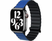 Beline Magnetický řemínek pro Apple Watch 42/44/45/49mm černý/modrý, černá/modrá krabička