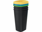 Prosperplast KOŠ ODPADKOVÉ KOŠE 3X25 L COMPACTA Q SORTIBOX BARVA