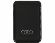 Audi Audi Synthetic Leather Wallet Card Slot Card Black/black MagSafe AU-MSCH-Q3/D1-BK