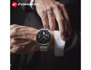 ForCell Řemínek FORCELL F-DESIGN FS06 pro hodinky SAMSUNG 22 mm stříbrný