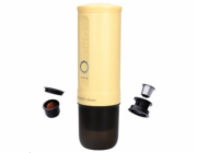 BUYDEEM Přenosné espresso Outin Nano - jemně žlutá, 80 ml, 20 bar, 92°C ohřátí vody, mletá káva nebo kapsle 