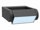 Domoletti Dveřní lampa, 7W, LED, IP65, černá, 18 cm