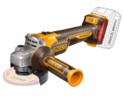 Ingco CAGLI211541 aku úhlová bruska 115mm vč. baterie, nabíječky a 10 ks řezných kotoučů