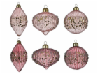DECORIS Skleněná vánoční hračka 068541, iv.barva, tvar