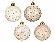 DECORIS Skleněná vánoční hračka 060612, různé designy