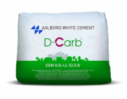 NENURODYTA_V Bílý cement D-CARB 52,5R 25 kg (1,5 t)