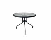 DOMOLETTI Venkovní stůl BISTRO ROUND, šedý, 90×70 cm