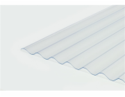 SALUX PVC DESKA SINUS 0,7X900X2000MM PRŮHLEDNÁ