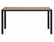 DOMOLETTI Venkovní stůl hnědý, 150 cm x 90 cm x 65 cm