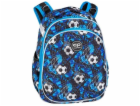 COOLPACK Školní batoh Soccer, modro/světle modrý