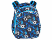 COOLPACK Školní batoh Soccer, modro/světle modrý