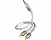 In-akustik Premium Audio Kabel 3,5 mm Klinke ? Cinch 1,5 m