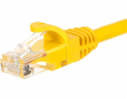 NETRACK BZPAT36Y patch cable RJ45 snagless boot Cat 6 UTP 3m yellow