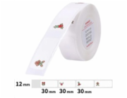 Niimbot štítky T 12x30mm 210ks Vánoce pro D11, D11-M, D110, D110-H