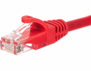 NETRACK BZPAT36R patch cable RJ45 snagless boot Cat 6 UTP 3m red