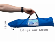 Plážový stan skládací UV50+ 270x120x120 modrá KO-X61900550