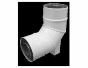 Alkotest 60/100 TURBO(NV) DVOJSTĚNNÉ KOLENO BÍLÉ 90 SE STOJANEM// RSK.SX-TDNV60/100K90PB