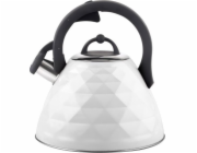 Berretti BERRETTI - Tradiční varná konvice Rosa - 3 L - bílá - indukce - plyn - BR-7610